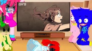 реакция поппи плейтайм на свою прошлую жизнь 2 часть.