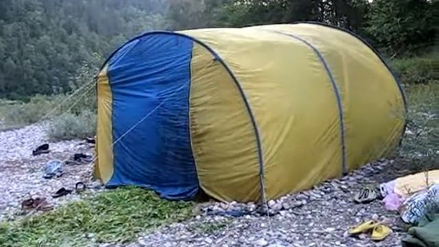Походная баня на р.Белая смотреть онлайн