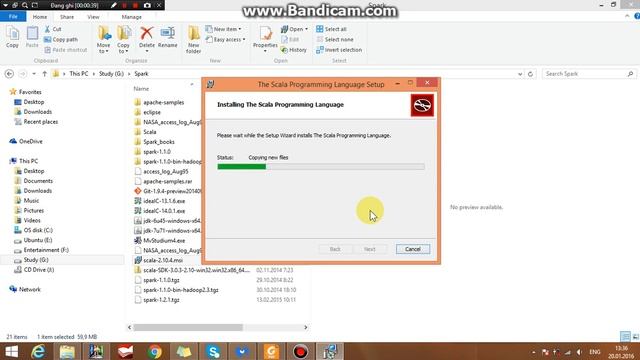 Setup Scala on windows - pre install Apache Spark смотреть онлайн