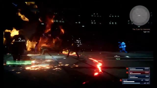 Final Fantasy XV: Chapter 14 The Cure for Insomnia KING BEHEMOTH, KING IFRIT, ARDYN (Gameplay Only) смотреть онлайн