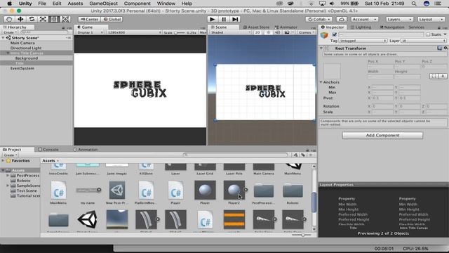 Unity 2018: Game splash sceen animation смотреть онлайн