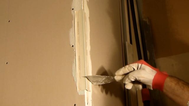 Как армировать швы и углы на гипсокартоне (ГКЛ) смотреть онлайн