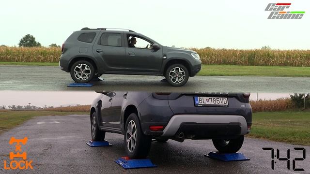 Dacia Duster 2 gen. 4x4 test on rollers- CarCaine смотреть онлайн