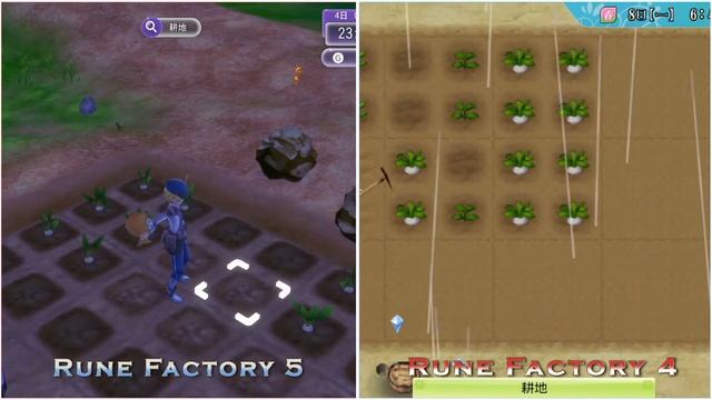 Rune Factory 5 VS Rune Factory 4 смотреть онлайн