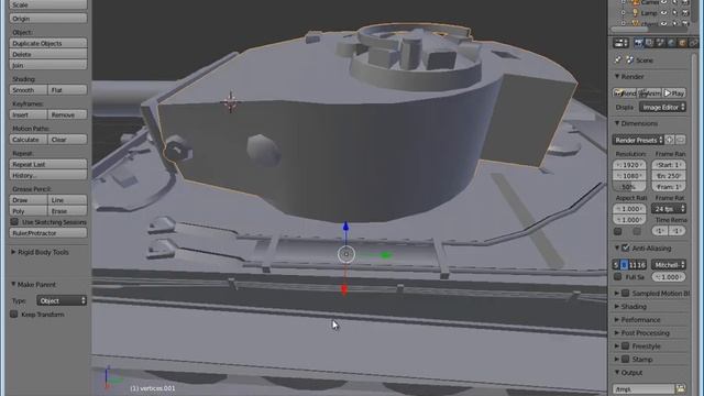 World of Tanks - Blender - Wot Tank Viewer - Tiger extracting смотреть онлайн
