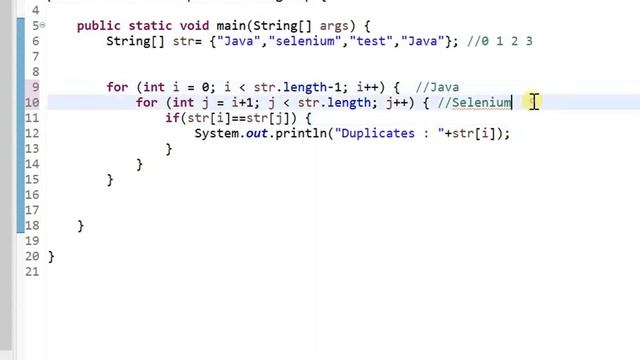 How to find duplicate elements in an array by using loop in java смотреть онлайн