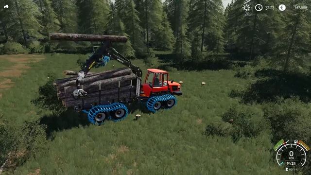 Moving equipment & cutting down trees | Forestry on Geiselsberg | Farming Simulator 19 | Episode 3 смотреть онлайн