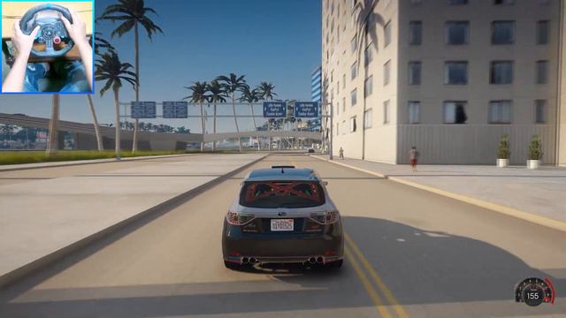 GTA: Vice City Remastered 2020 Fast & Furious 4 Subaru Impreza WRX STi With Logitech G29 смотреть онлайн