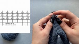 Шапка с фиксированным отворотом. вяжем двустороннюю шапку на весну