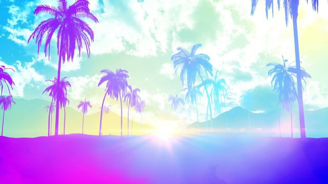 Summer palm beach-Летний палм-бич-FOOTAGE смотреть онлайн