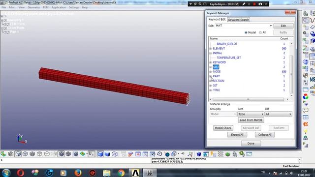 Ls-Dyna - Thermal Stress Analysis