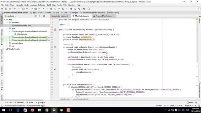Download File từ Url trong Android (Download file from Url in Android) - [Android Tutorial - #17] смотреть онлайн