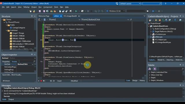 DELPHI E BASE64 - O guia definitivo para salvar imagens base64 no seu banco de dados (PARTE 2) смотреть онлайн