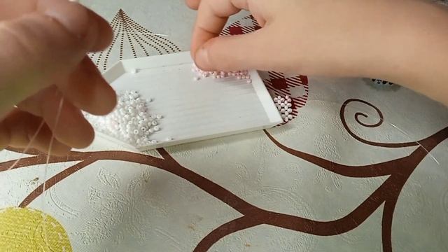 тутор на колечко с сердечко из бисера в технике крестик ✖️???? смотреть онлайн