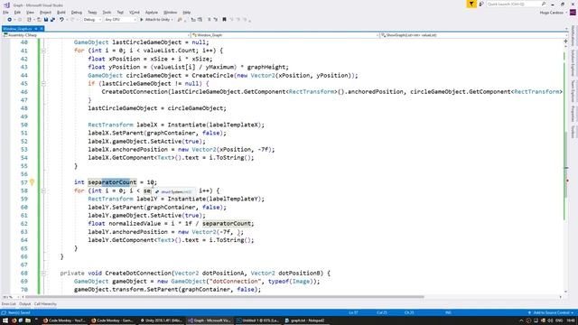Unity Tutorial - Create a Graph: Axis Separators смотреть онлайн