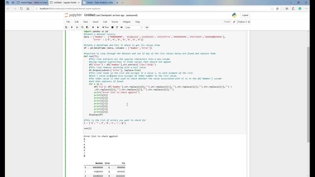 Python Tutorial : How to remove unwanted characters in a data frame смотреть онлайн