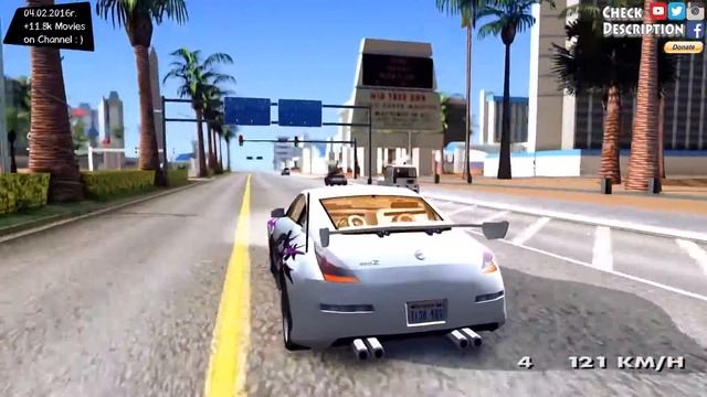 GTA San Andreas - NISSAN 350Z EnRoMovies _REVIEW смотреть онлайн