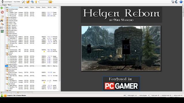 Skyrim - The mods I'm using