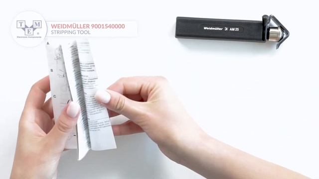 WEIDMÜLLER 9001540000 - Stripping tool - UNBOXING смотреть онлайн