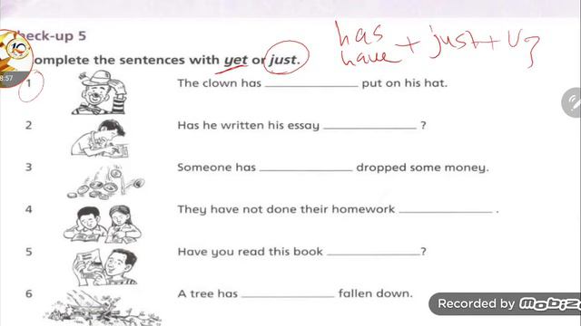 English World level 5 revision. present perfect simple with just, yet, never, ever since and for. смотреть онлайн