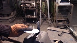 Закалка металла. Отпуск. Закалка зубила. Часть-1