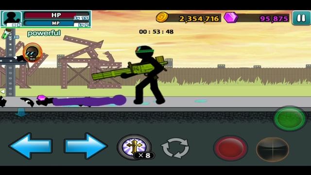 Hulk With Micro Gun ATTACK | Anger Of Stick 5 Single | Level 58 смотреть онлайн