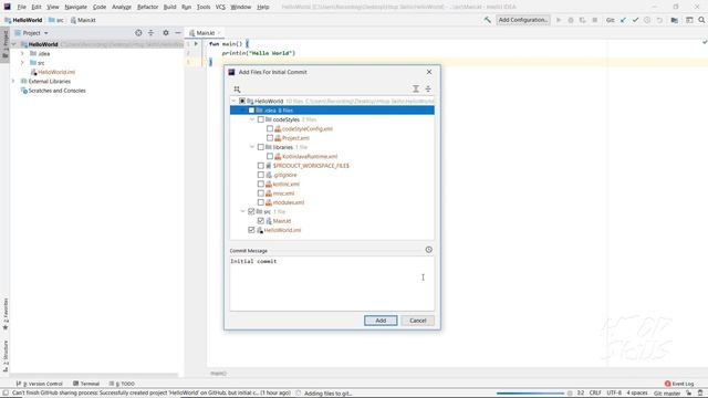How to add Intellij idea project to GitHub смотреть онлайн