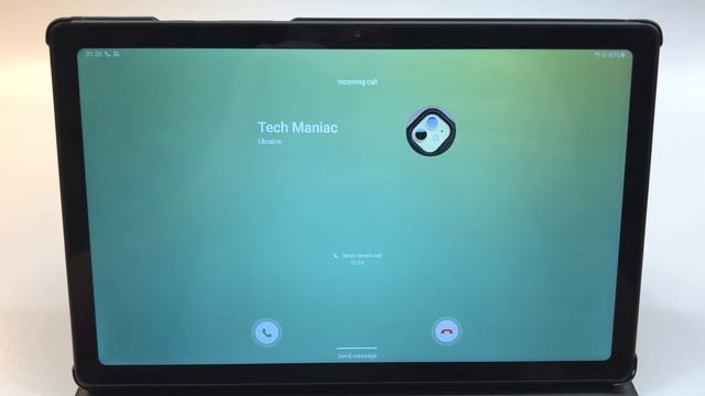 Samsung Galaxy Tab A7 10.4 2020 Incoming Call in AnyMode Book Cover Case смотреть онлайн