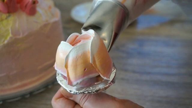 Как сделать Розы из Белково Заварного крема/Идеи от Феи смотреть онлайн