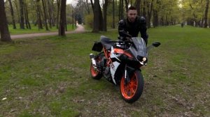 KTM RC 390 - лучший первый спортбайк для девочки и новичка? Обзор, тест-драйв, разгон, КТМ ktm