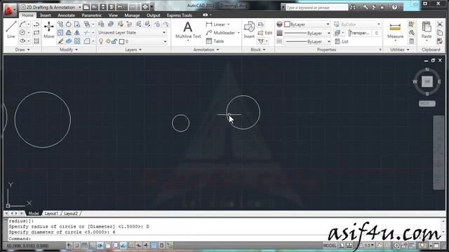 AutoCAD Essential Training 17 Circle tools смотреть онлайн