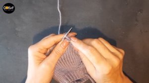 Обвитие петель в лицевых и изнаночных рядах