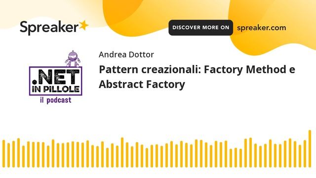 Pattern creazionali: Factory Method e Abstract Factory смотреть онлайн