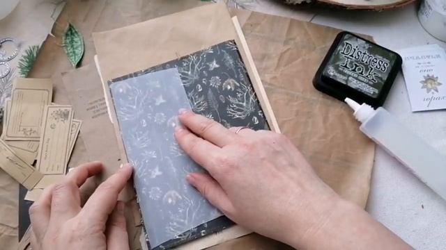 Декор разделителя в блокнот. Процесс. смотреть онлайн