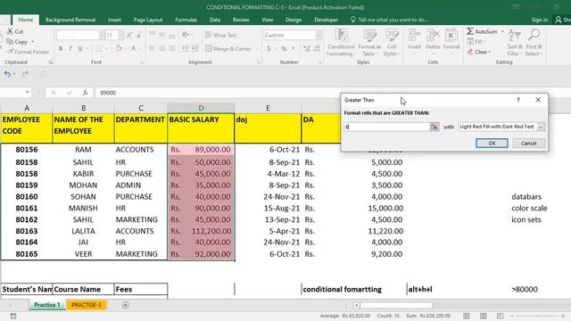 #excel #conditional #formatting C-3 смотреть онлайн