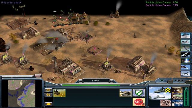 Playing against a very strong enemy - Command & Conquer Generals Zero Hour смотреть онлайн