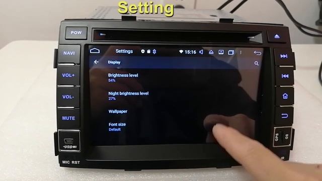 Test: Android 10 Car GPS Navigation For Kia Sorento(2010-2012), Touchscreen Carplay Auto - Sunnygoa