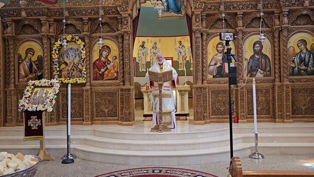 Κήρυγμα του Αρχιεπισκόπου Ελπιδοφόρου στον ναό της Μεταμορφώσεως της Κορώνας. смотреть онлайн