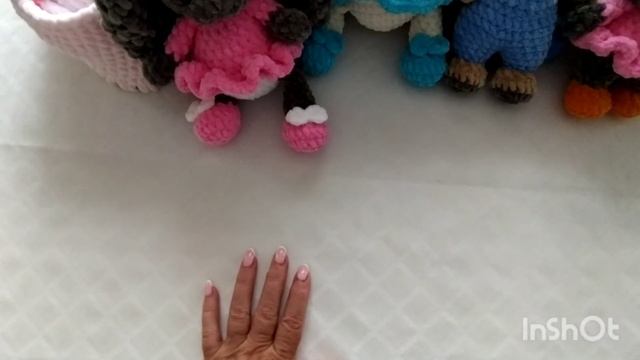 Готовые игрушки крючком из плюшевой пряжи, за последнее время!!! смотреть онлайн