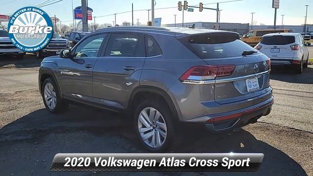 Certified 2020 Volkswagen Atlas Cross Sport 3.6L V6 SE w/Technology, Cape May Court House, NJ смотреть онлайн