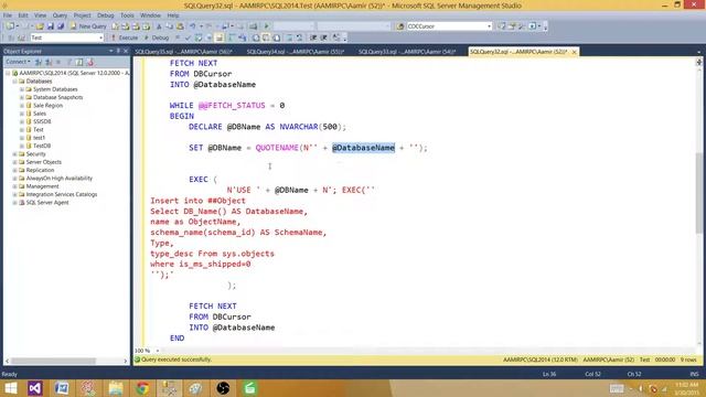 Search for an Object (Table,View,Stored Procedure etc.) in SQL Server Instance - TSQL Tutorial смотреть онлайн