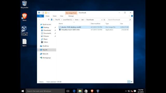 How to Install Ubuntu 19.04 on Windows 10 using VirtualBox смотреть онлайн