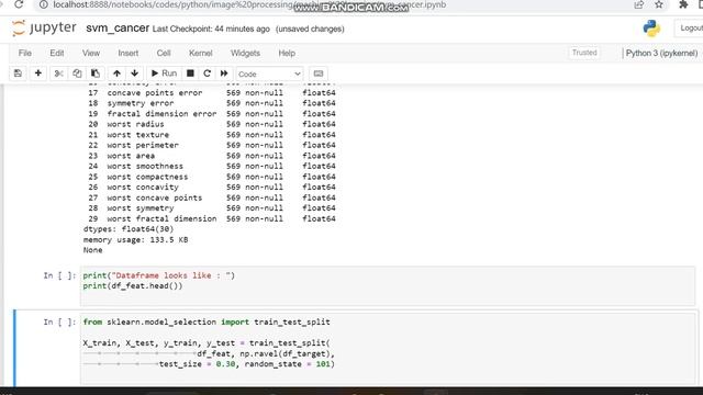 Support Vector Machine SVM Cancer Dataset Python Code / Machine Learning SVM Python смотреть онлайн