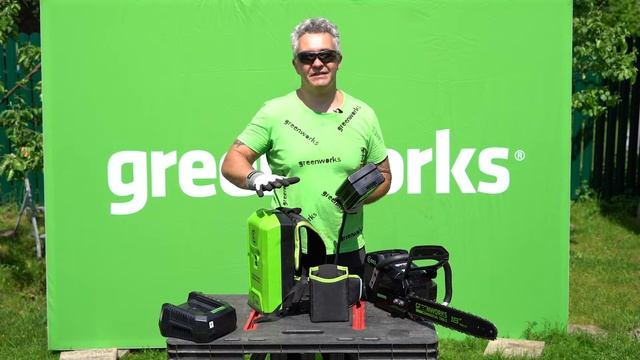 Ранцевый аккумулятор Greenworks GC82B10BP 82V (артикул 2914807) смотреть онлайн
