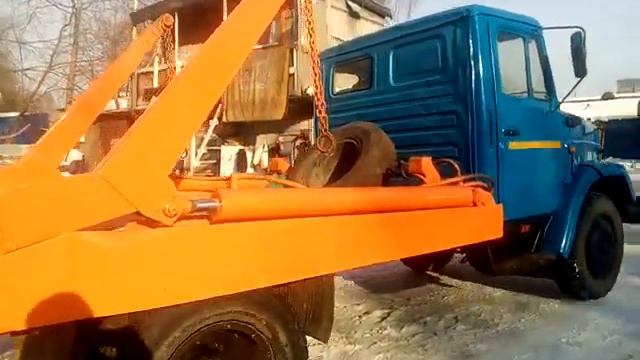 Бункеровоз портальный ЗИЛ-450850 (1994 г.) ЗИЛ-494560 дизель после капремонта т:+7(980)447 65 66 смотреть онлайн