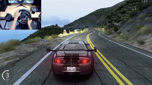 Toyota Supra - Assetto Corsa | Logitech g29 gameplay смотреть онлайн