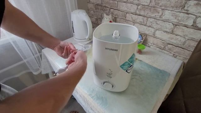 hyundai h hu8m 4 0 ui184 распаковка и обзор ультразвукового увлажнителя смотреть онлайн