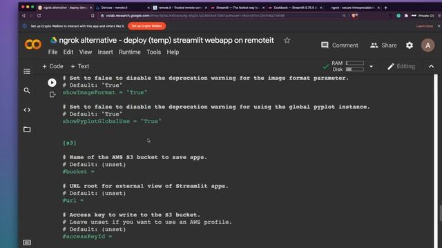 Deploy Streamlit Flask App from Colab using remoteit (ngrok alternative) смотреть онлайн