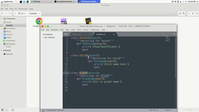 Python bangla tutorial part-27(Multiple Inheritance) смотреть онлайн