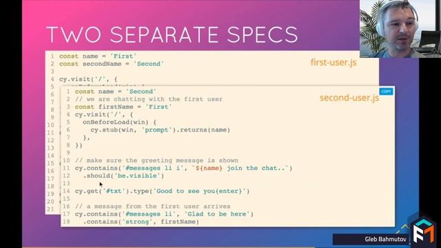 End-to-End Testing For A Real-time Chat Web Application - Gleb Bahmutov | GURU TALKS
